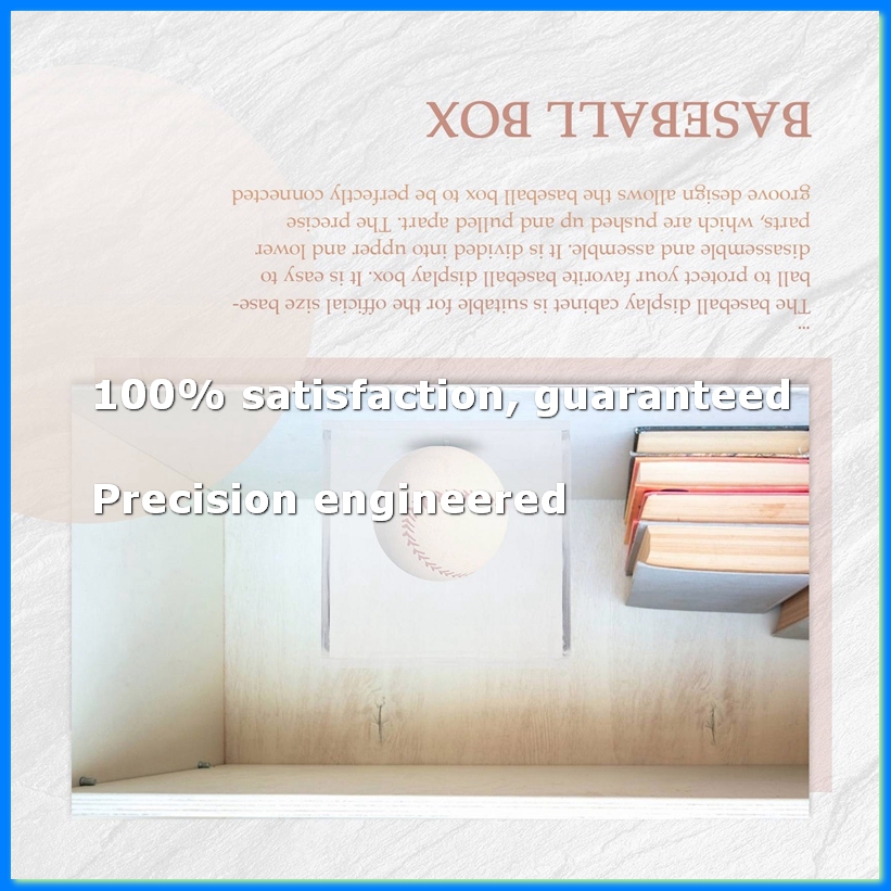 Display Case Acrylic - 4Pcs Baseball Display Case,UV Protected Dustproof