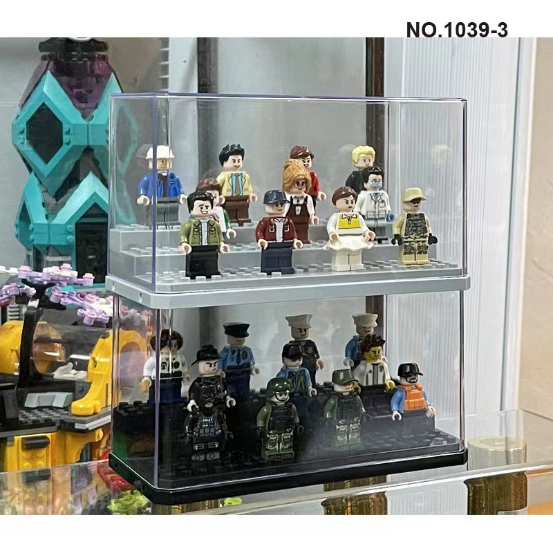 Building Block Mini - Building block display cabinet with base