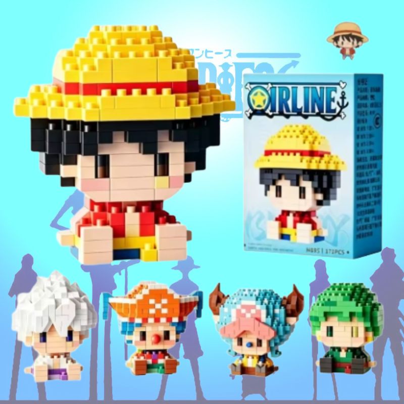 ONE PIECE Sun God Nika Luffy M - огляд і ціна Building Block Mini