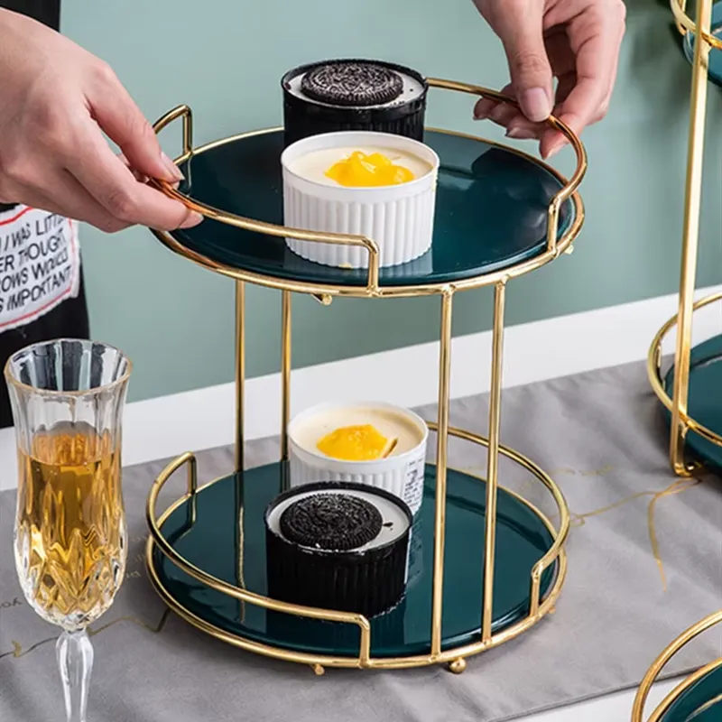 Luxury Golden Cake Stand Set M - огляд і ціна Display Risers Set