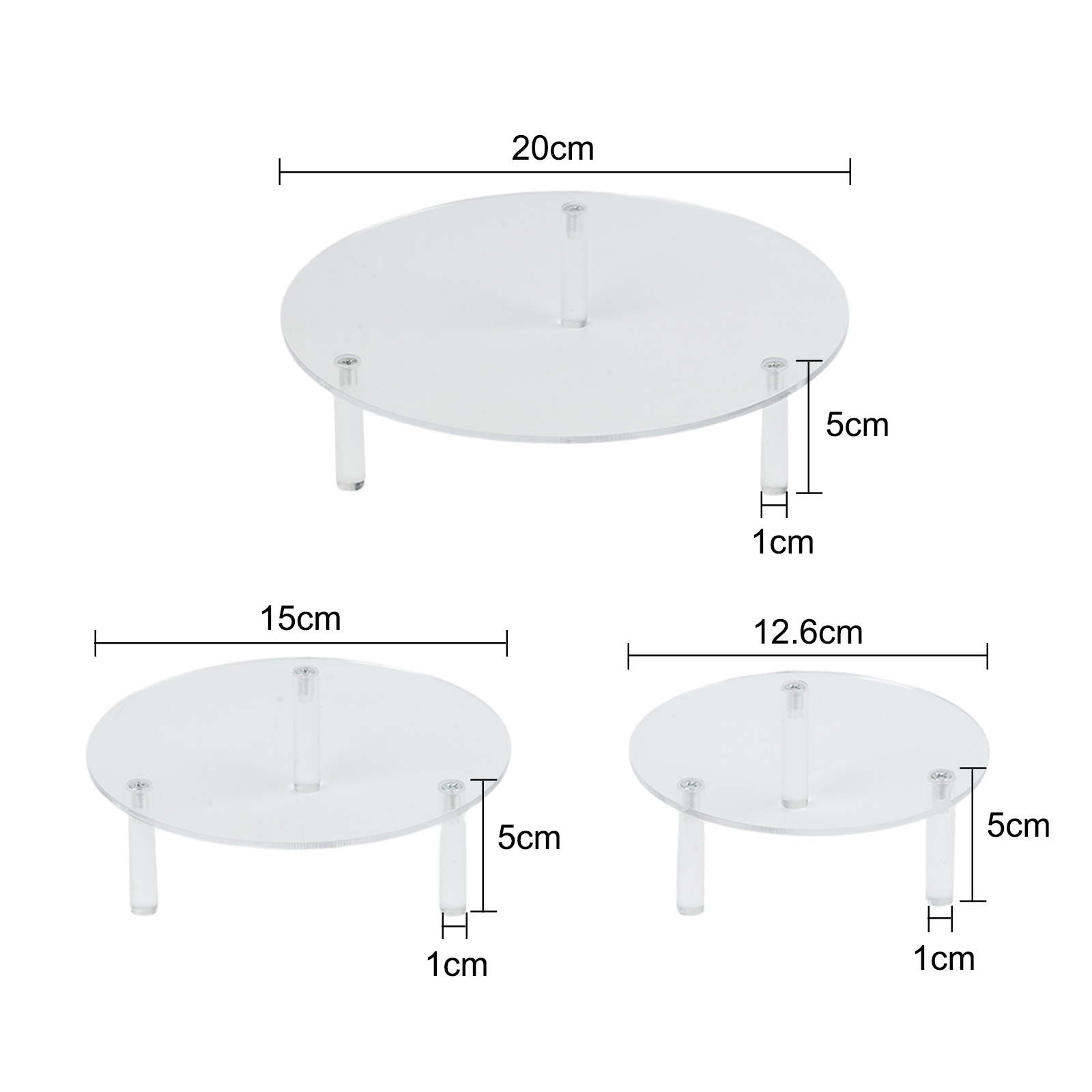 Clear for acrylic Display Rise - огляд і ціна Display Risers Set