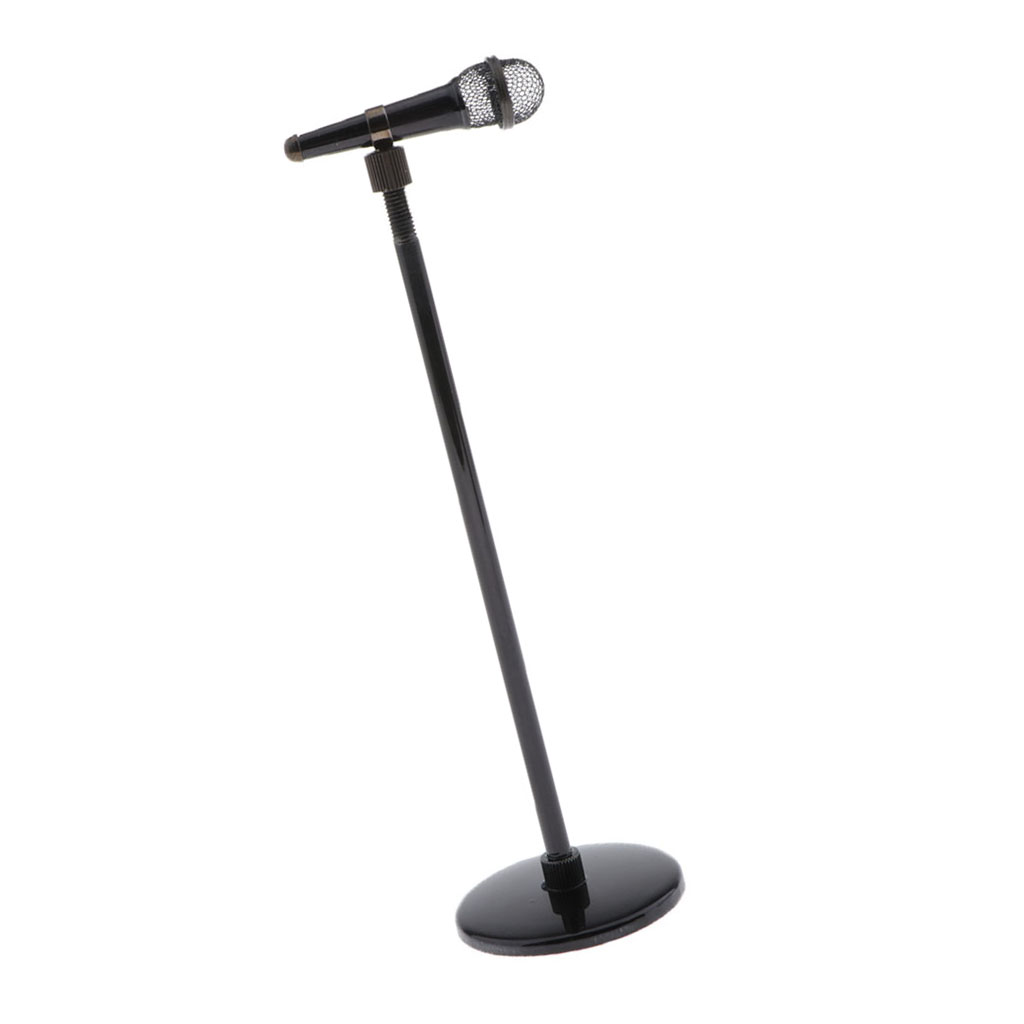 Miniature Microphone Model Met - огляд і ціна Action Figure Stand
