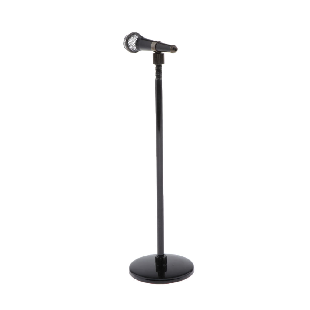 Miniature Microphone Model Met - огляд і ціна Action Figure Stand