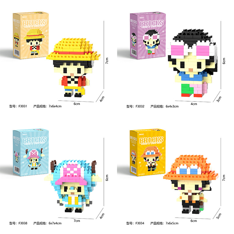 ONE PIECE Sun God Nika Luffy M - огляд і ціна Building Block Mini