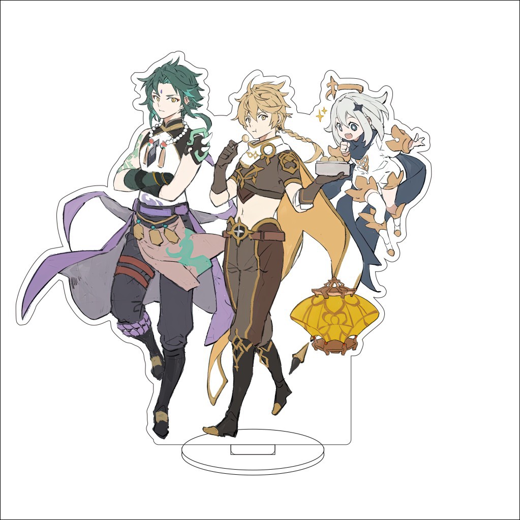 16CM Anime Game Genshin Impact - огляд і ціна Figma Stand Set