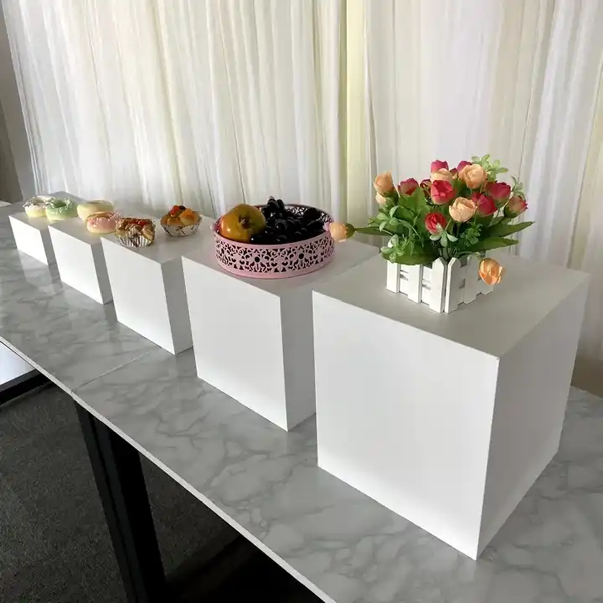 5pcs/set) Dessert Table Decora - огляд і ціна Display Risers Set